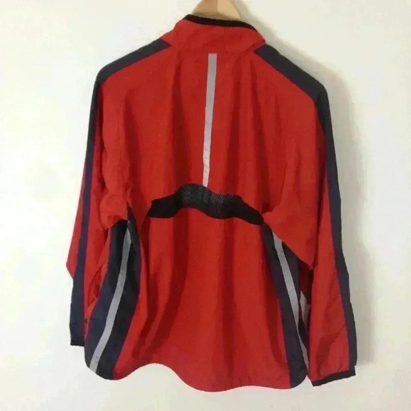 Nike Red Blue Windbreaker Lightweight Large Jacket - Picture 6 of 7
